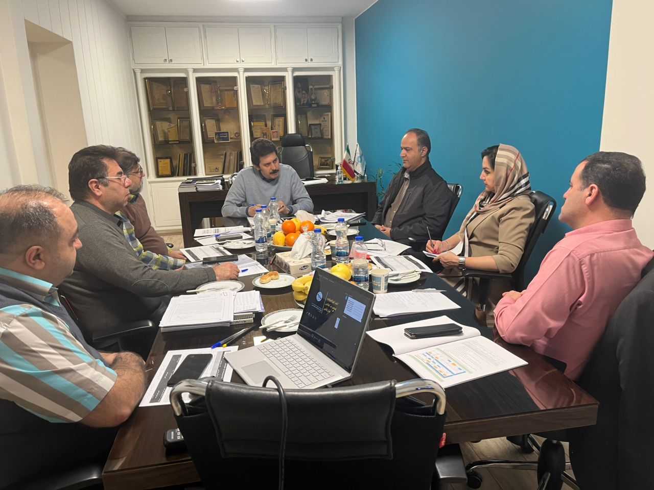 بازدید ارزیابان جایزه ملی تعالی سازمانی از شرکت صنایع آهن و فولاد توس